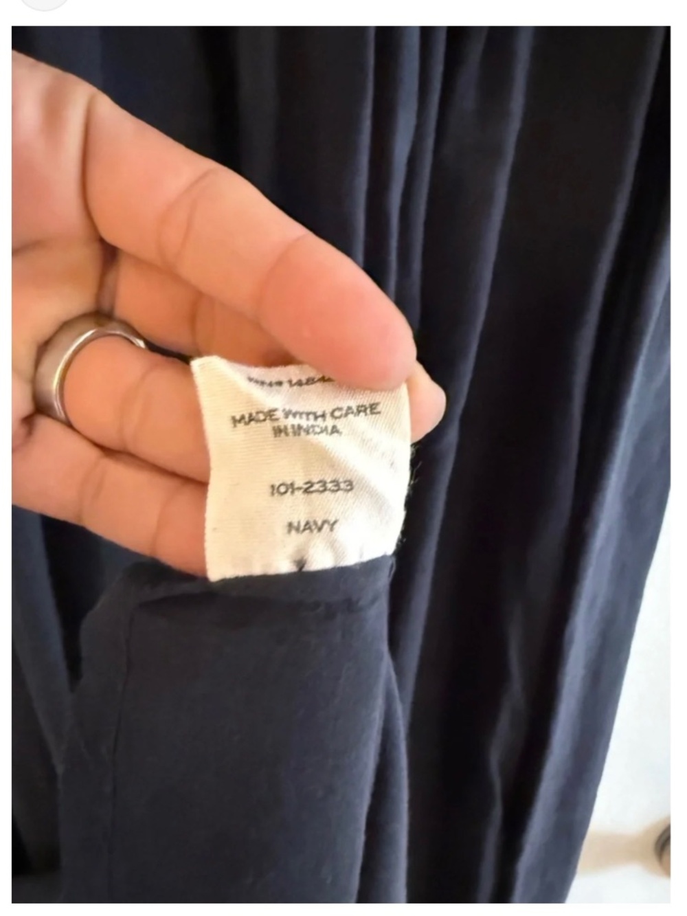 Doen Ischia Dress in Navy - Picture 5 of 5